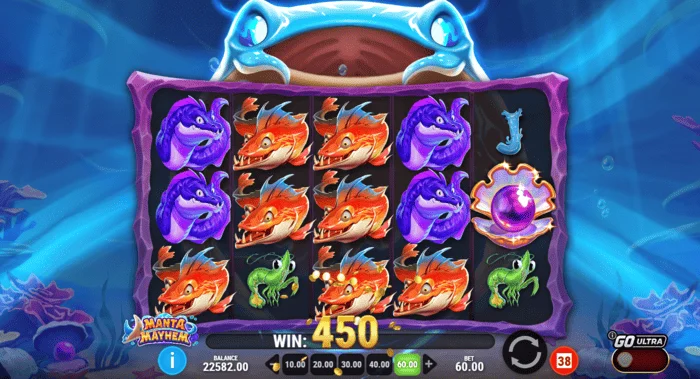 Manta Mayhem - panalong kombinasyon sa base game