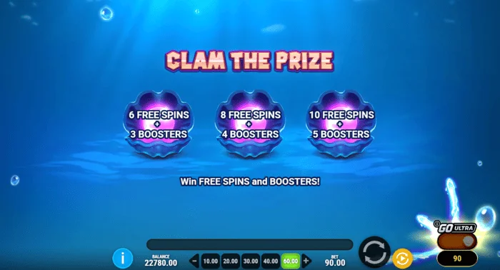 Manta Mayhem - pagpili ng kabibe sa Clam The Prize