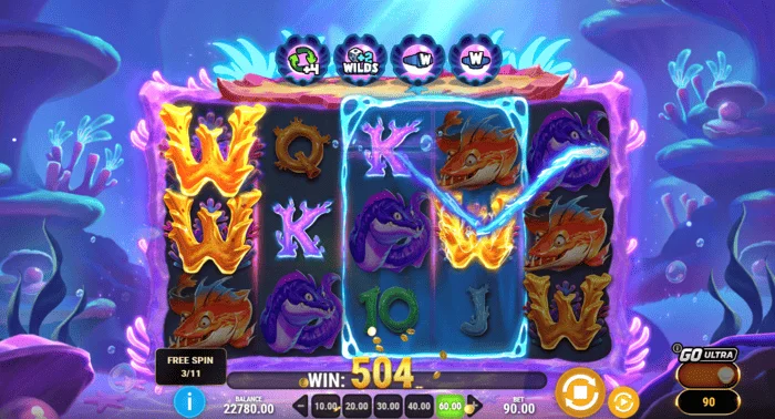 Manta Mayhem - panalo sa Free Spins na may Sticky Wild